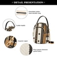 thumbnail image 4 of FORMRS Crossbody Bag for Women Quilted Travel Shoulder Cell Phone Purse with Chain Strap Handbag, Beige Abstract Dots, 4 of 7