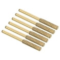 thumbnail image 1 of Unique Bargains 5/32 Inch Diamond Chainsaw Sharpener, 6 Pack Titanium Plating Sharpening Stone, Golden, 1 of 4