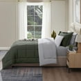thumbnail image 4 of Virtu Twin XL Comforter Setss, 5 Piece Twin XL Bed in a Bag, Reversible Twin XL Bedding Comforter Set Twin XL with Sheets, Olive Green, 4 of 8