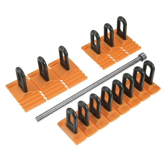 1 Set Car Dent Repair Tools Paintless Car Body Dent Remover Kit Tabs Auto Dent Puller H Black Orange