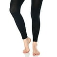 thumbnail image 2 of Bamboo Leggings for Women Soft Stretchy Full Length Tight with Fancy Accessories - S6, 2 of 6