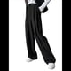 thumbnail image 2 of Pantalones de Trabajo para Mujer, de Pierna , de Vestir, de Cintura Alta, Informales, para Oficina y Negocios Negro M, 2 of 7