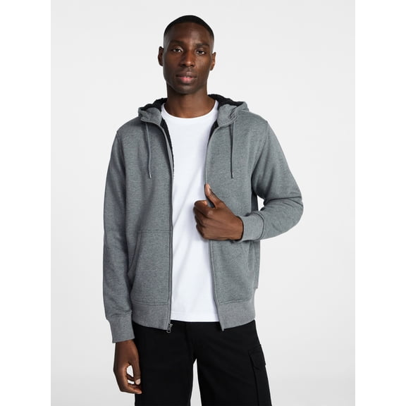 George Men's High Pile Fleece Hoodie, Sizes S-3XL