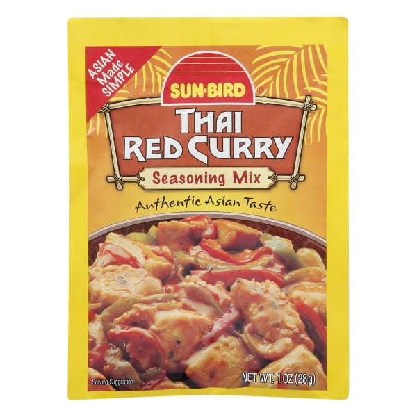 SunBird® Thai Red Curry Seasoning Mix 1 oz. Packet