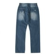 thumbnail image 4 of YDLCAFD Flower Printing Jeans For Women Pull On Mid Rise Stretch Classic Jeans S 5XL XL, 4 of 5
