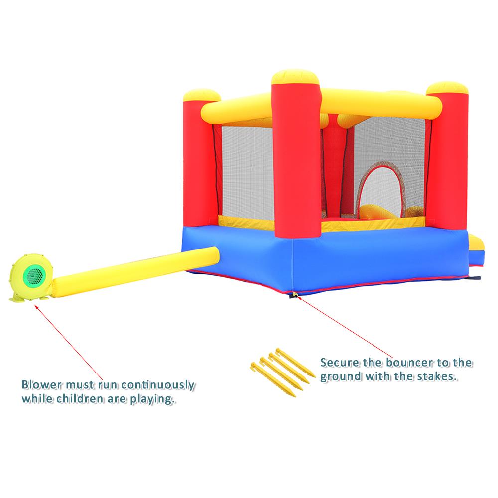 Ktaxon Toddler Inflatable Bounce House, Jumper Slide Castle with 350W Air Blower - image 3 of 7