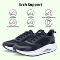 thumbnail image 3 of Artlea Women Arch Support Walking Shoes Orthotic Tennis Shoes for Plantar Fasciitis Women Fashion Sneakers for Foot Pain Relief, Size 6-11, 3 of 7