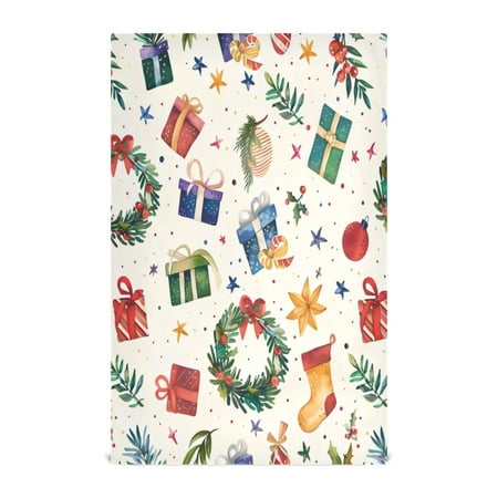 

Kitchen Towel 28x18 Inches x1，Plate Towel Decorative Towel Napkin Tea Towel Tea Towels For Kitchen Dish Cloths & Dish Towels Cartoon Christmas Gift