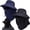 black+navy Blue, variant on Sun Hat for Men Women with Neck Flap,Wide Brim UPF50+ Fishing Hat with Detachable Face Cover Outdoor Sun Protection Hat