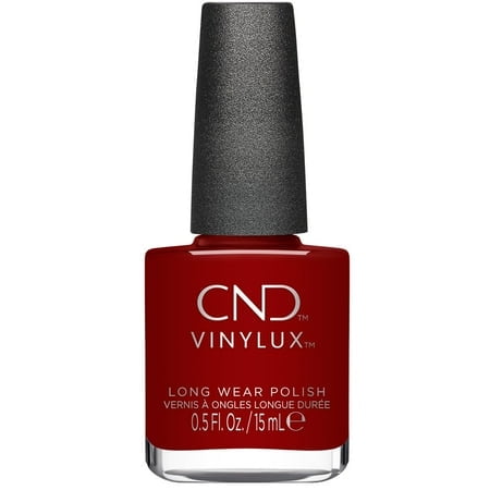 Cnd Vinylux Longwear Red Nail Polish Gel-Like Shine & Chip Resistant Color Poppy Fields 0.5 Fl. Oz