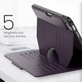 thumbnail image 3 of Junayo Case for iPad Air 4th/5th Gen 10.9 inch Strong Magnetic Auto Sleep Shockproof Case with Multi-Angles Stand Pen Holder Card Slot, 3 of 7