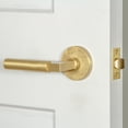 thumbnail image 4 of Viaggio Clomlncon-Sth_Prv_238_Rh Motivo Right Handed Solid Brass Privacy Door Lever Set -, 4 of 7