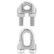 thumbnail image 2 of Abrazadera de cable QWORK M16 de acero inoxidable 304, paquete de 10, 2 of 8