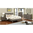thumbnail image 2 of Furniture of America Belkor Mid-Century Modern Wood 4-Drawer Chest in Gray, 2 of 4