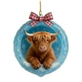 thumbnail image 1 of Animals Christmas Ornaments Christmas Tree Animals Print Acrylic Ornaments Forest Animals Decorations Christmas, 1 of 1