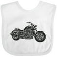 thumbnail image 3 of Inktastic Distressed Motorcycle Boys or Girls Baby Bib, 3 of 4