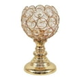 thumbnail image 1 of Candebros de cristal Zulema Candelero de mosaico Dorado, 1 of 6