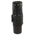 thumbnail image 2 of Women's 6" Heeled Buckle Biker Boot Black, 2 of 6