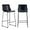 Modern Black, variant on Joysoul 26'' Counter Height Bar Stools Modern Industrial Barstool Counter Hight Chair PU Faux Leather Bar Chairs for Kitchen Island and Dining Room (Set of 2, Black)
