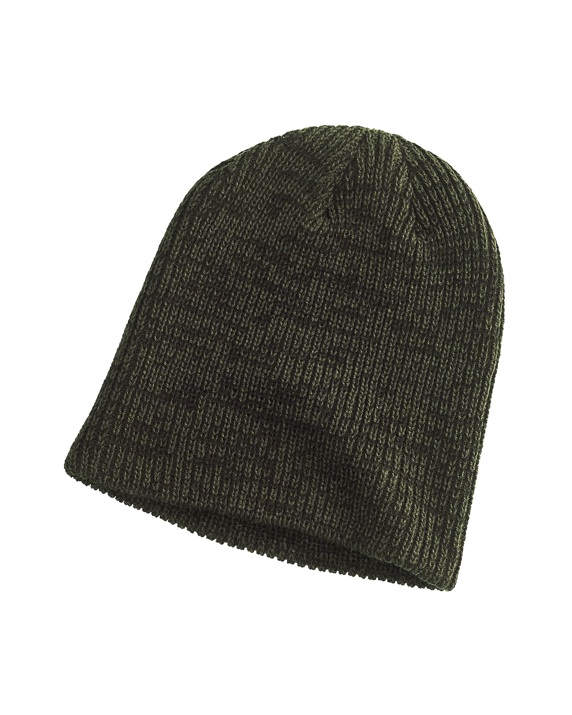 Big Accessories Ribbed Marled Beanie 