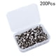 thumbnail image 5 of 200 sujetadores de papel, tachuelas galvanizadas, tachuelas metálicas redondas con caja de almacenamiento para manualidades (plateadas), 5 of 6