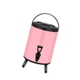 thumbnail image 4 of Dispensador de bebidas frías y calientes, barril aislado con grifo, dispensador de bebidas aislado, cubo para té con leche para casas de té y oficinas 10L Rosa, 4 of 8