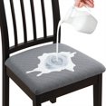 thumbnail image 1 of YISUN Fundas para Asientos de Silla, Juego de 4 Fundas Impermeables para Sillas de Comedor, Jacquard Elástico, Fundas Protectoras para Asientos de Sillas de Cocina, Extraíbles y Lavables (4 Impermeabl, 1 of 1