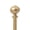 Satin Brass, variant on Dwell Studio, Cutomizable Café Rods, 1/2" Iron Material, 8 inch-48 inch Kit, Satin Brass