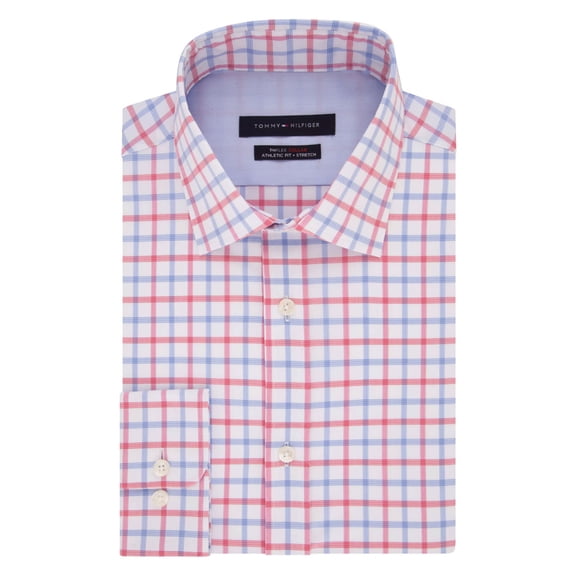 Tommy Hilfiger Men's Shirt Cotton-Polyester Multicolor - M ( 15.5-34/35 )