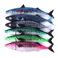 thumbnail image 4 of ziyahi Chest Open Fish Lures Soft Plastic Hand Pole Simulation Baits Artificial Fishing Swimbait, 4 of 8