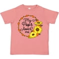 thumbnail image 3 of Inktastic My Pops Loves Me with Sunflower Wreath Boys or Girls Toddler T-Shirt, 3 of 5