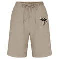 thumbnail image 3 of CONZONE Mens Casual Shorts Elastic Waist Drawstring Summer Shorts for Men Hawaii Graphic Y2K Lightweight Loose Fit Workout Gym Shorts With Pockets, 3 of 6