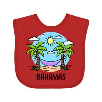 Inktastic Summer Vacation in the Bahamas Boys or Girls Baby Bib