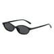 thumbnail image 1 of Gafas De Sol Ovaladas Negras De Moda Con Lentes Marrones Degradadas Gafas De Sol Redondas Para Mujer Y Hombre 400, 1 of 2