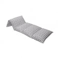 thumbnail image 4 of Batik Floor Pillow Lounger Cover, Geometric Square Shaped Lines Forms with Detail Folk Batik Image, Nap Mat Printed Fabric Case for 5 Pillows, 88" x 27", Multicolor, by Ambesonne, 4 of 5