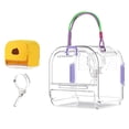 thumbnail image 1 of Portable Plastic Bird Cages Lightweight Waterproof Ventilated Travel Bird Cage, 1 of 7
