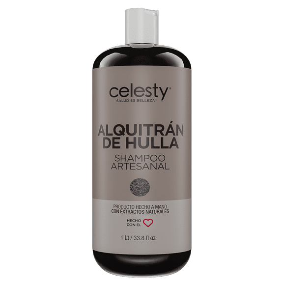 Shampoo de Alquitrán de Hulla 1lt Celesty Shampoo de Alquitrán de Hulla 1lt
