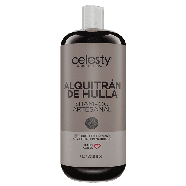 Shampoo de Alquitrán de Hulla 1lt Celesty Shampoo de Alquitrán de Hulla 1lt