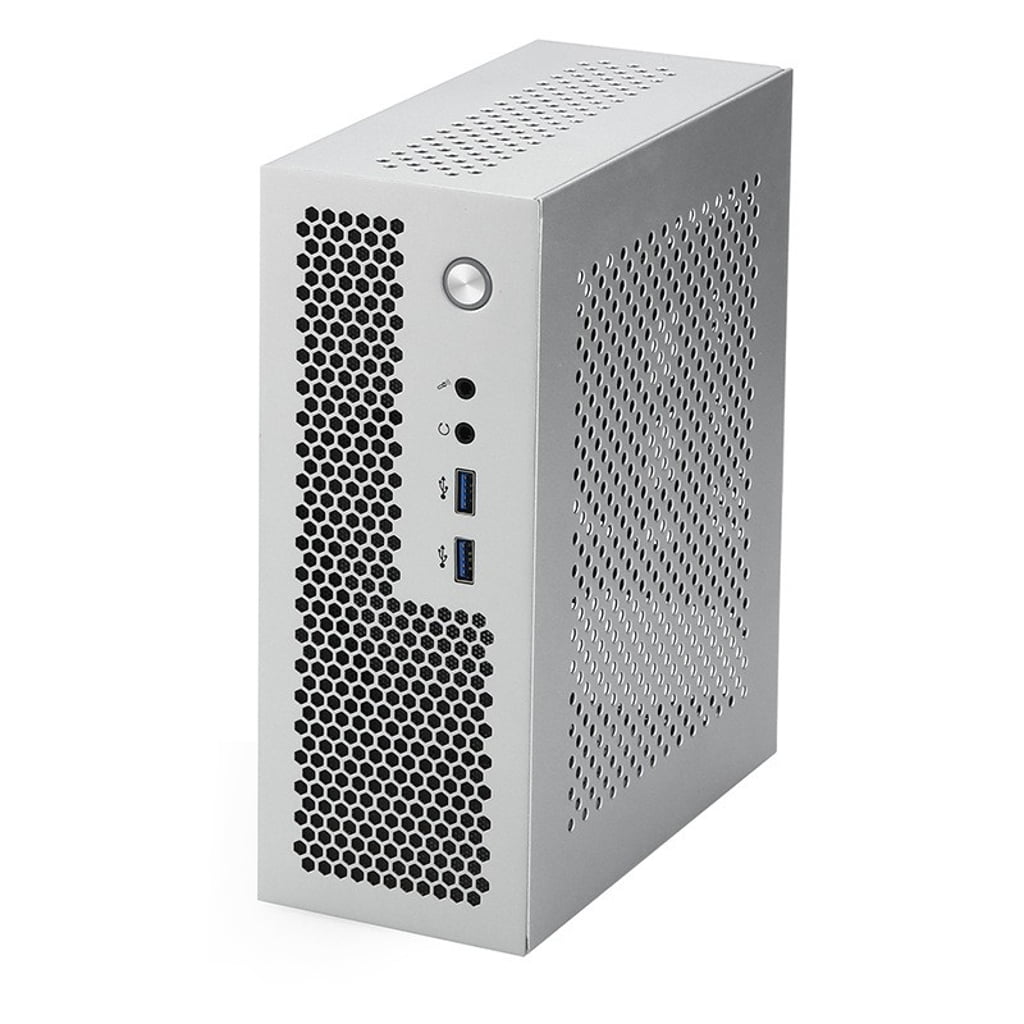 A09 Mini ITX Desktop HTPC Computer Case for ITX Motherboards Small 1U Gaming PC Case Chasis for Home and Office