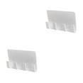 thumbnail image 2 of Maytalsory Phone Charging Holder Hook Socket Strong Sticky Stand Rack Bathroom Hanging Cell Phones Stand Rack Bathroom Hanging Shelf Hanger white 2Set, 2 of 6