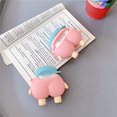 thumbnail image 4 of HTOOQ 3D Cartoon Case Compatible with AirPods 1&2, Super Cute Ass Pink Design with Keychain Kawaii Cool Fun Skin Soft Silicone Shockproof Protective Case Charging Box (Ass Pink, AirPods 1&2)--, 4 of 6