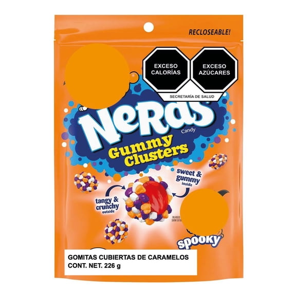 Dulces Nerds Gomitas Terrorificas 226g
