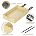 thumbnail image 6 of Pull Out Cabinet Drawer, Soft Close Pull Out Organizer for Cabinets, Solid Wood Cabinet Drawers Slide out, Pull Out Shelves in Kitchen, Pantry, Bathroom, Bottom Assembly (13INCH), 6 of 9