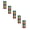 colorful b, variant on Back-to-Schol!5-Pack Of Arrow Head Sticky index Tabs, 10 Sets Of 20 Sheets Colored Page Markers Per Pack, Removable and Writable Flags for Notebooks, Books, and Documents