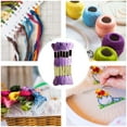 thumbnail image 3 of xaoyunyn Gradient Embroidery Thread Set-8.74 yards,6 Colors for Crocheting,DIY Hand Sewing Crafts Plush Accessories,Color 6, 3 of 4