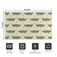 thumbnail image 5 of Beige Crocodiles Hearts Pattern Door Rugs,Washable Non Slip Door Mats Indoor,Decorative Door Mats,Entry Mat Indoor for Entrance,Bedroom,Kitchen,Bathroom,17"x30", 5 of 6