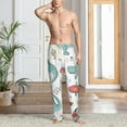 thumbnail image 6 of Lsque Music Lover Dinosaur Print Men's Pajama Pants, Lounge Pant - Comfortable Home Wear,Elastic Waistband, Stylish Design-Large, 6 of 9