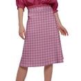 thumbnail image 4 of Moomaya Poly Spandex Skirt With Elastic Waist Printed Skirt Ladies Summer Wear, 4 of 5