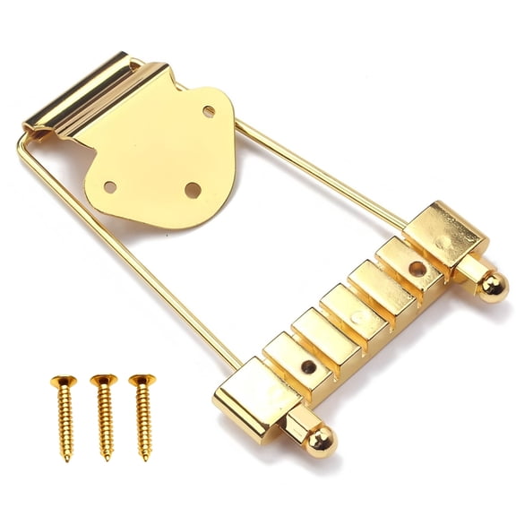 Half Hollow 6 String Guitar Tail Piece Bridge Electric Guitar Trapeze Tailpiece Bridge Guitars Replacement Parts