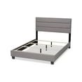 thumbnail image 3 of Baxton Studio Ansa Full Size Gray Fabric Upholstered Bed, 3 of 10
